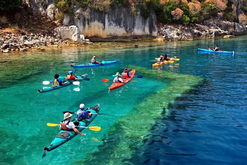 Randonnée en kayak de mer à Demre (côte lycienne)